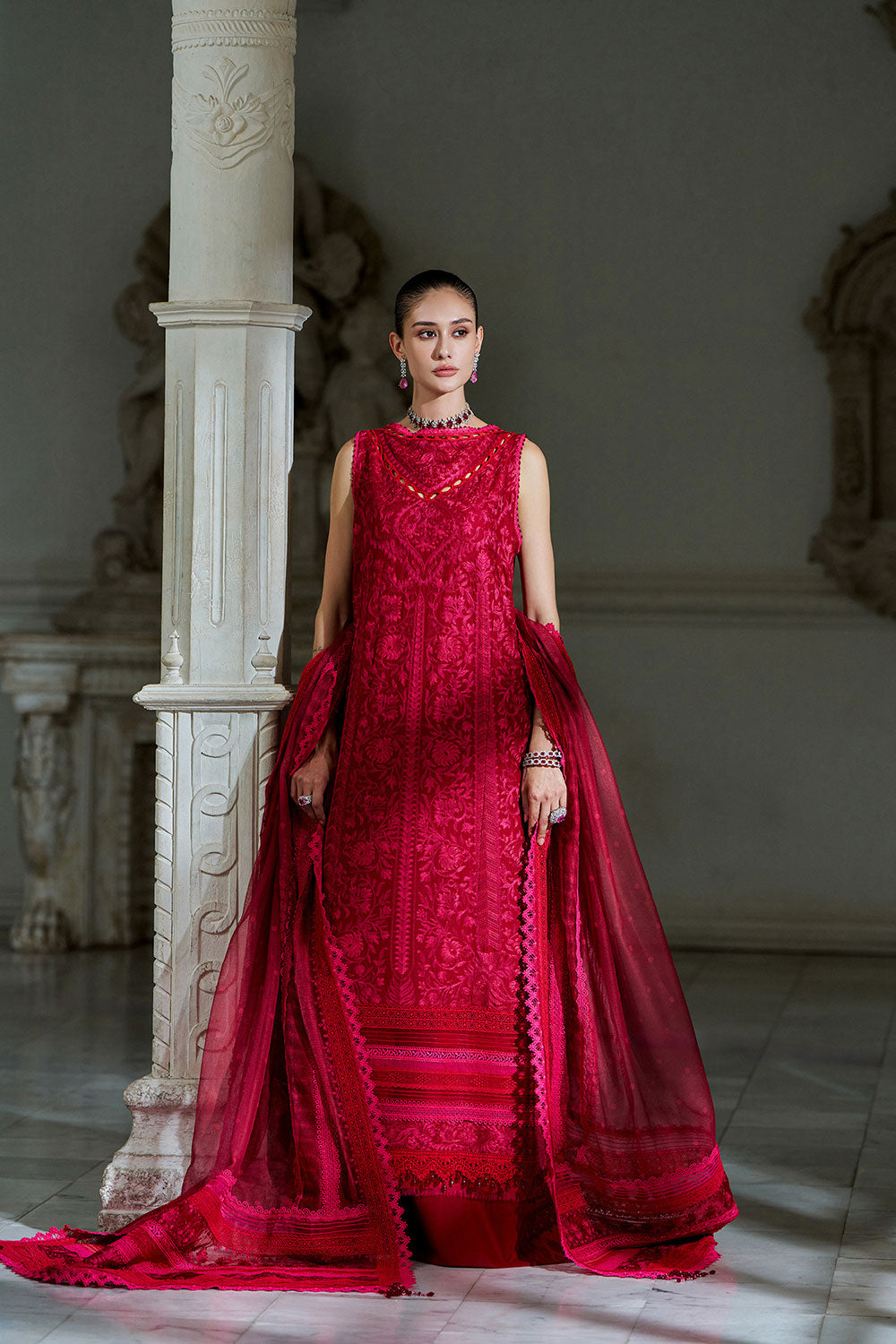 Sobia Nazir | Luxury Lawn Eid 26 | 9B - by Libasekhas UK - Registered Vendor of : Sobia Nazir - 100% Original Designer Dress