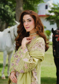 Elaf Premium | Luxury Lawn 25 | ELH-1A PISTACIA - by - Libasekhas UK - Registered Vendor of : Elaf Premium - 100% Original Designer Dresss