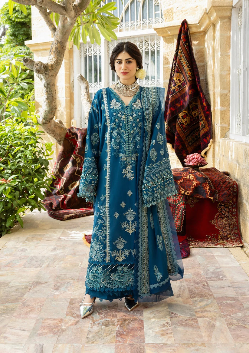 Kahf Premium | Kahf Karandi 25 |KKH-05 CYARA - by Libasekhas UK - Registered Vendor of : Kahf Premium - 100% Original Designer Dress
