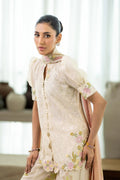 Wahaj M Khan | Sanam Luxe | Ivory Fleur Sanam - by Libasekhas UK - Registered Vendor of : Wahaj M Khan - 100% Original Designer Dress