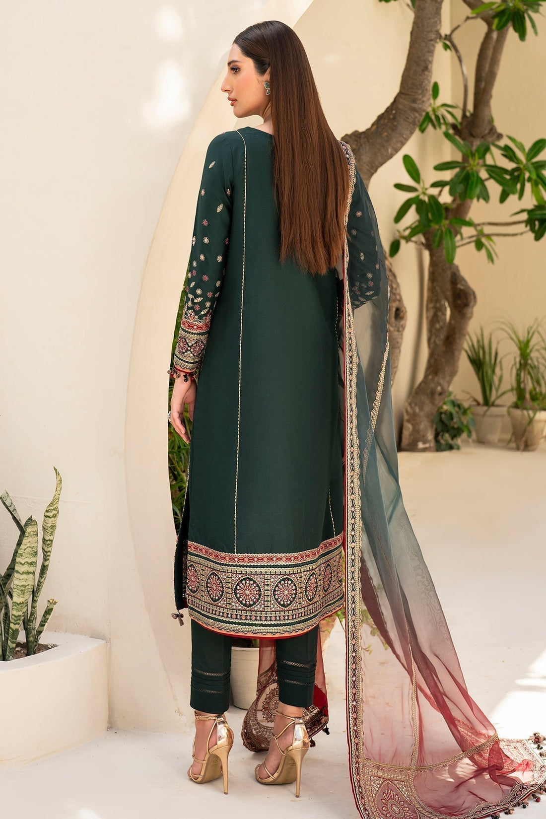 Jazmin | Irish Lawn SS 24 | D9 - by - Libasekhas UK - Registered Vendor of : Jazmin - 100% Original Designer Dresss