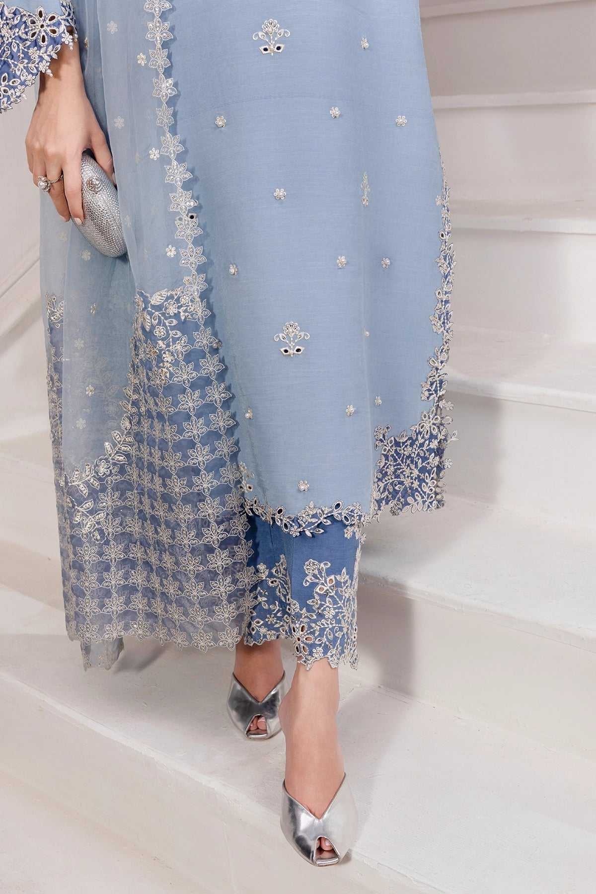 Rangrasiya | Lumeire Silk |Cielo - by Libasekhas UK - Registered Vendor of : Rangrasiya - 100% Original Designer Dress