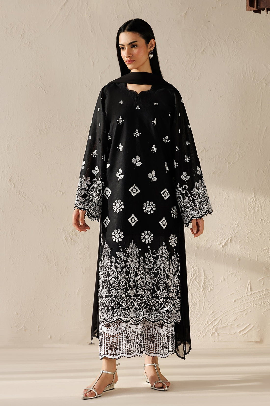 Baroque | Luxury Summer Pret | UF-4522 - by Libasekhas UK - Registered Vendor of : Baroque - 100% Original Designer Dress