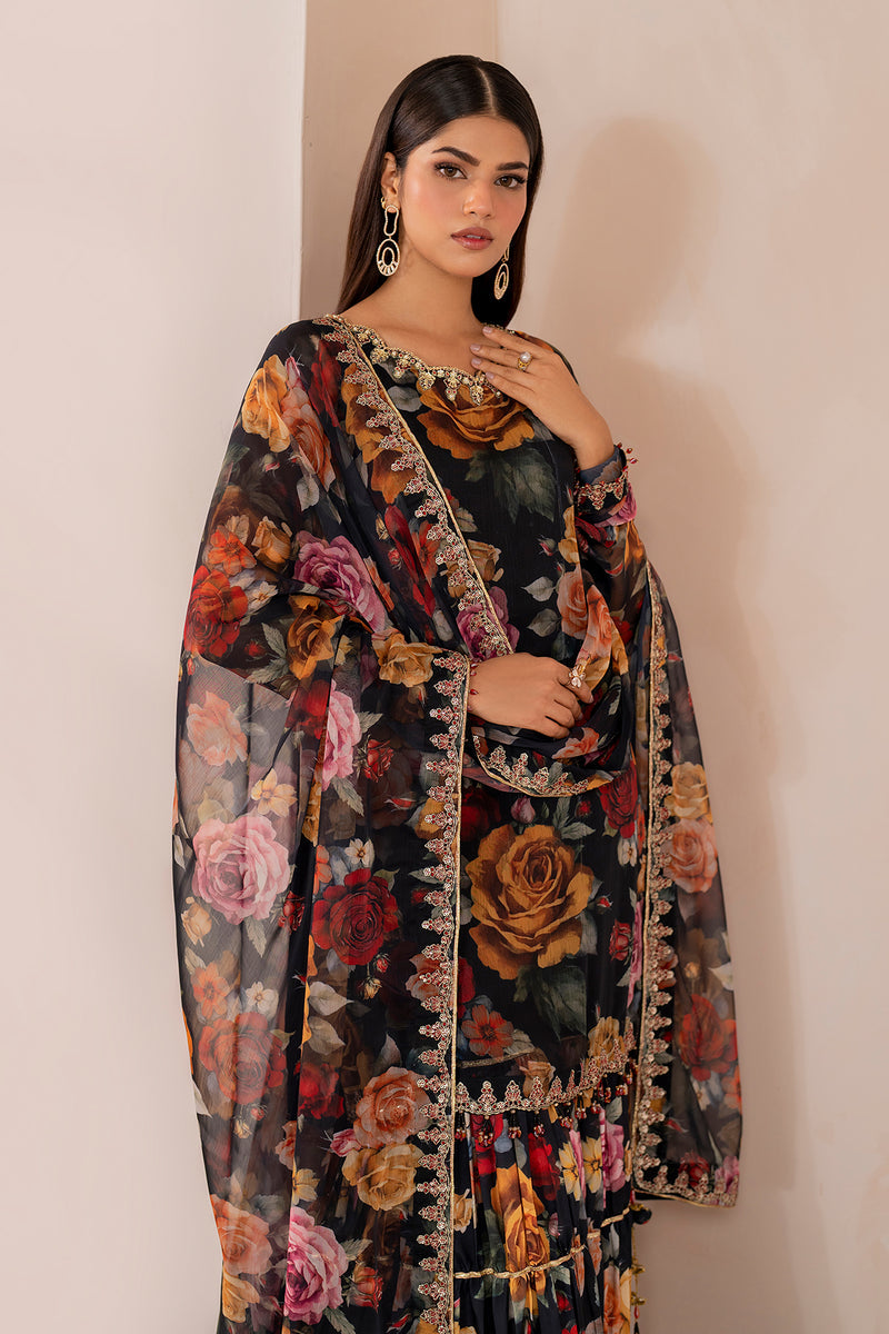 Baroque | Formal Collection | CHIFFON UF-707 - by - Libasekhas UK - Registered Vendor of : Baroque - 100% Original Designer Dresss