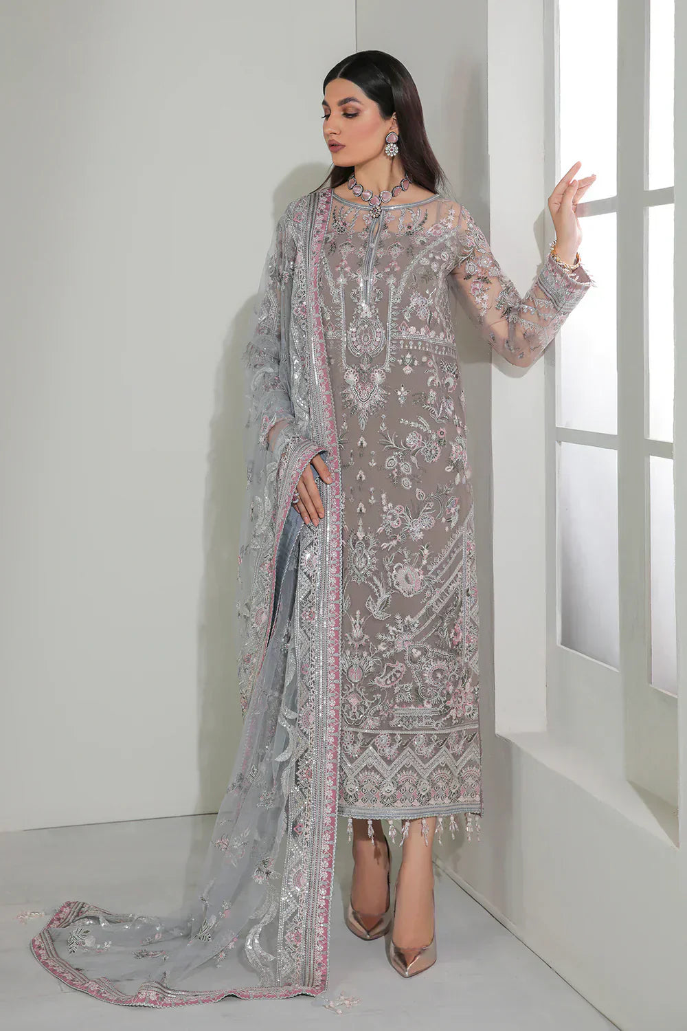 Baroque | Formals Collection | UF-184 - by - Libasekhas UK - Registered Vendor of : Baroque - 100% Original Designer Dresss