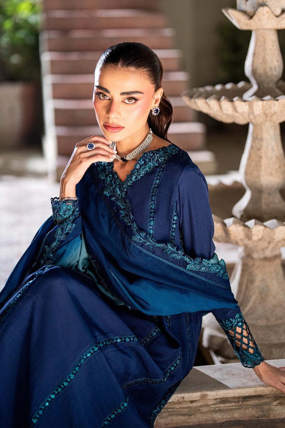 Azure | Vogue Formals | Galactic Glam - by Libasekhas UK - Registered Vendor of : Azure - 100% Original Designer Dress