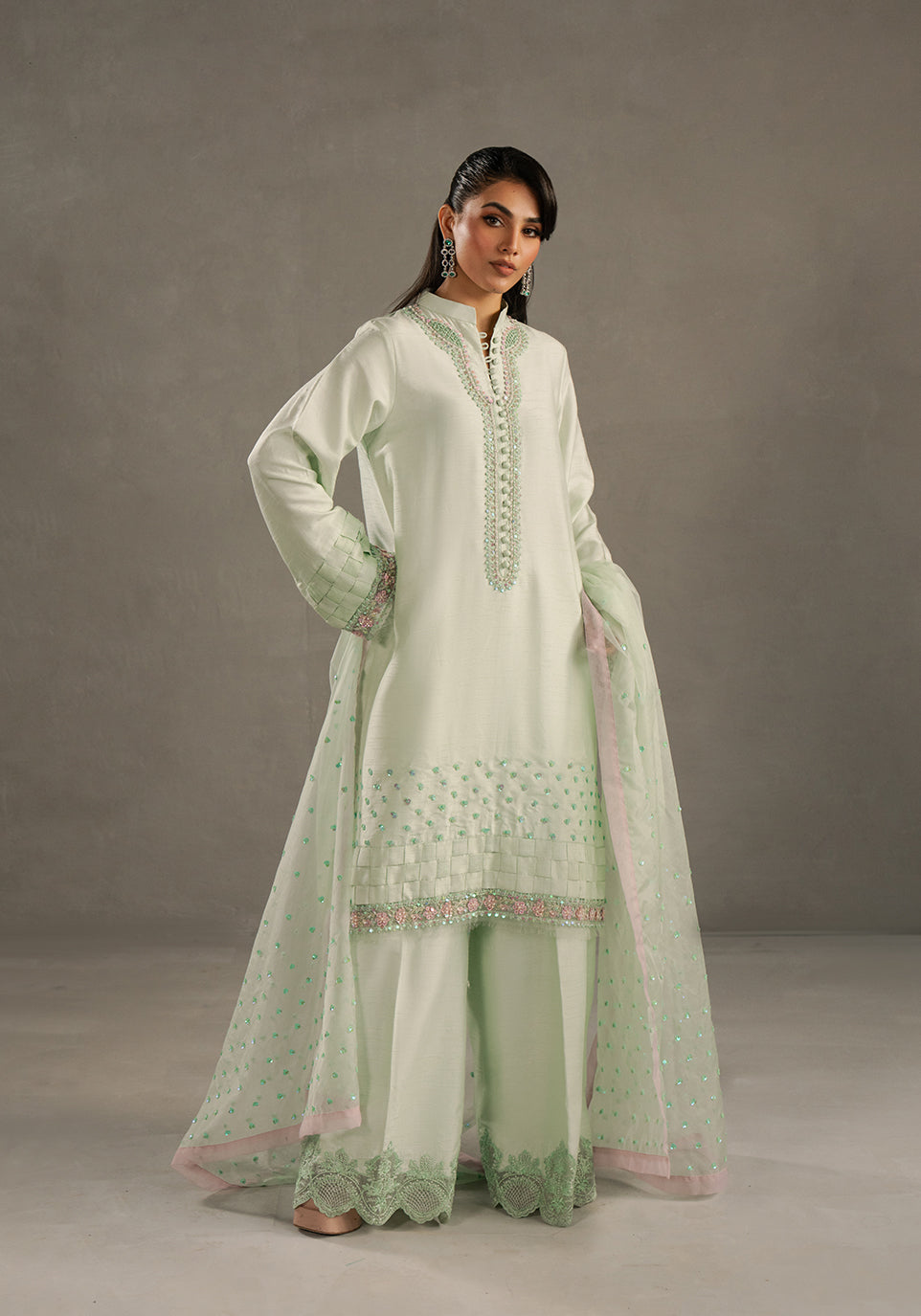 Zarqash | Silk Edit | ZQS 021 VANAYA - by - Libasekhas UK - Registered Vendor of : Zarqash - 100% Original Designer Dresss