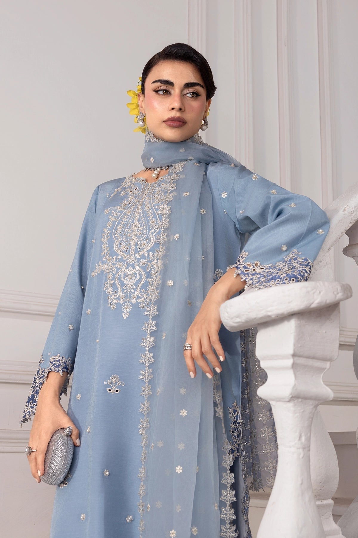 Rangrasiya | Lumeire Silk |Cielo - by Libasekhas UK - Registered Vendor of : Rangrasiya - 100% Original Designer Dress