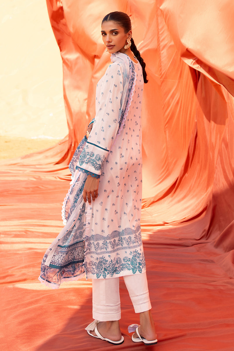 Cross Stitch | Eid Lawn 24 | FLORET - by - Libasekhas UK - Registered Vendor of : Cross Stitch - 100% Original Designer Dresss