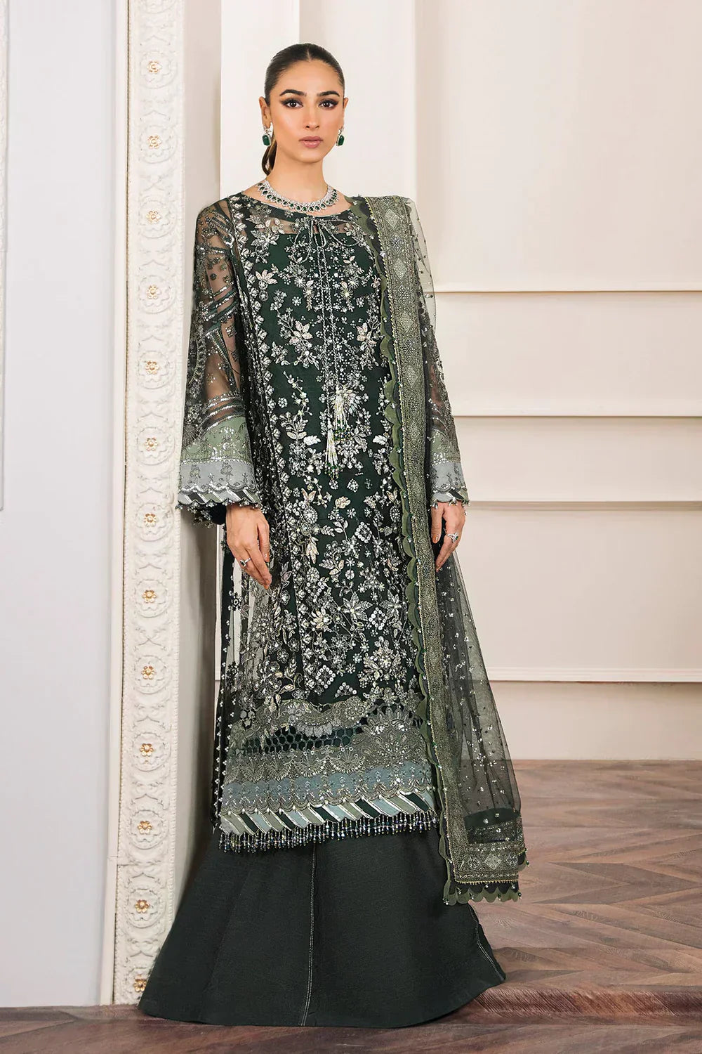 Baroque | Chantelle Embroidered Collection | CH12-05 - by - Libasekhas UK - Registered Vendor of : Baroque - 100% Original Designer Dresss