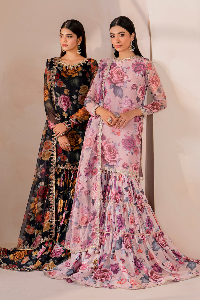 Baroque | Formal Collection | CHIFFON UF-707 - by - Libasekhas UK - Registered Vendor of : Baroque - 100% Original Designer Dresss