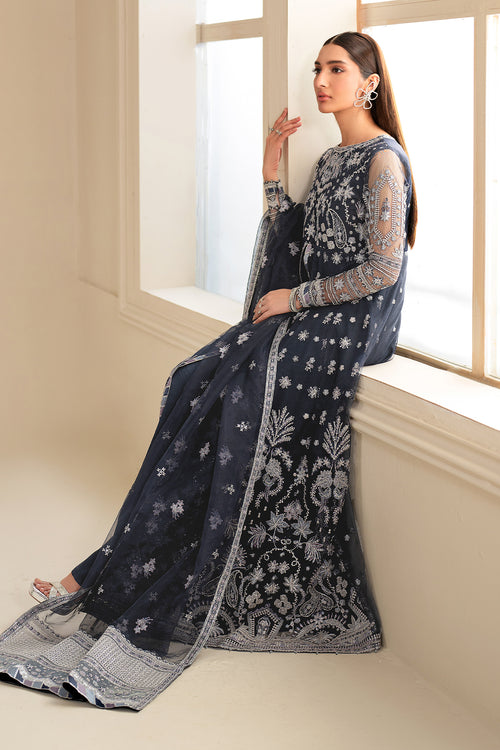 Baroque | Luxury Pret 24 | NET UF-621 - by - Libasekhas UK - Registered Vendor of : Baroque - 100% Original Designer Dresss