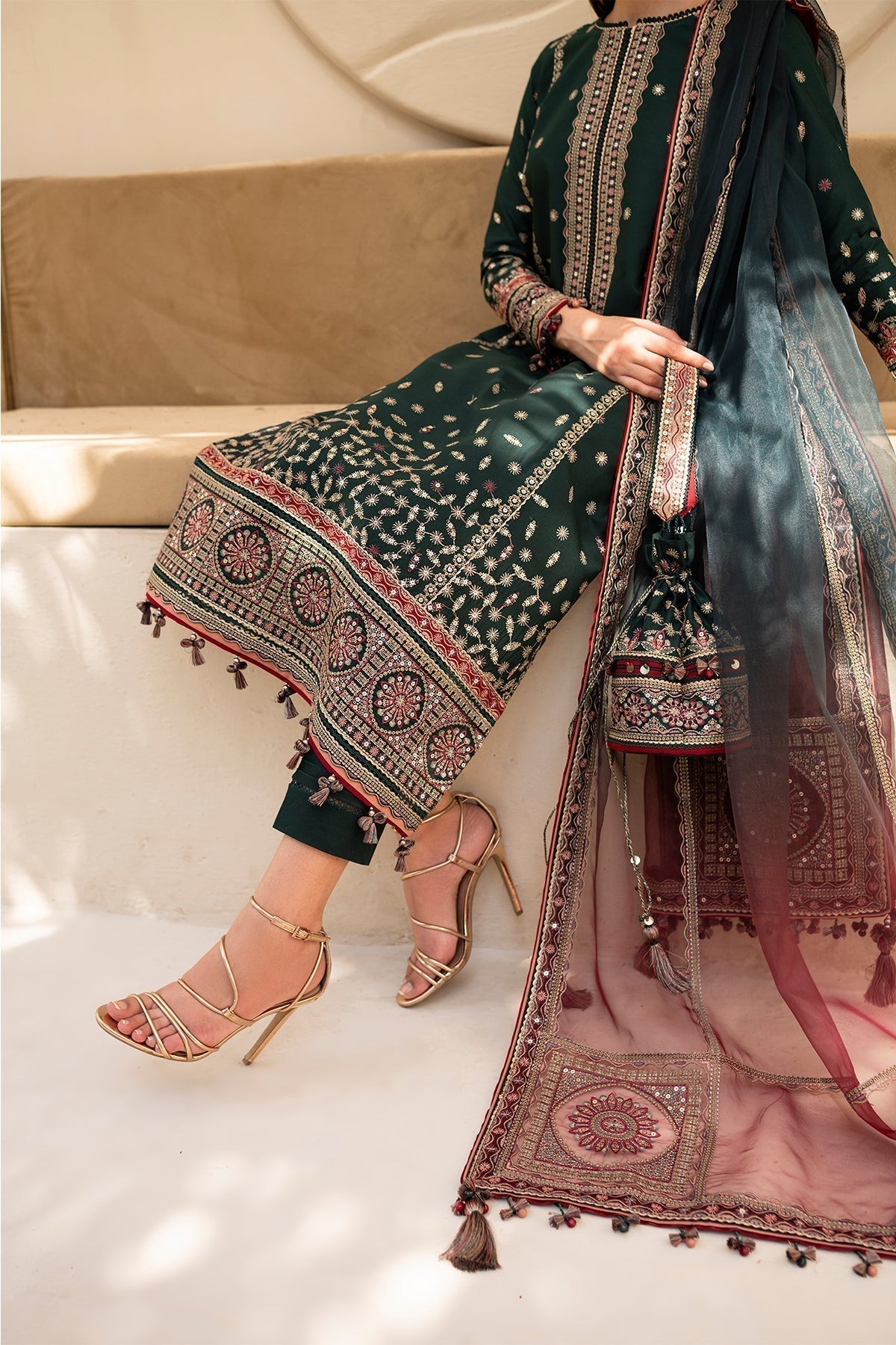 Jazmin | Irish Lawn SS 24 | D9 - by - Libasekhas UK - Registered Vendor of : Jazmin - 100% Original Designer Dresss