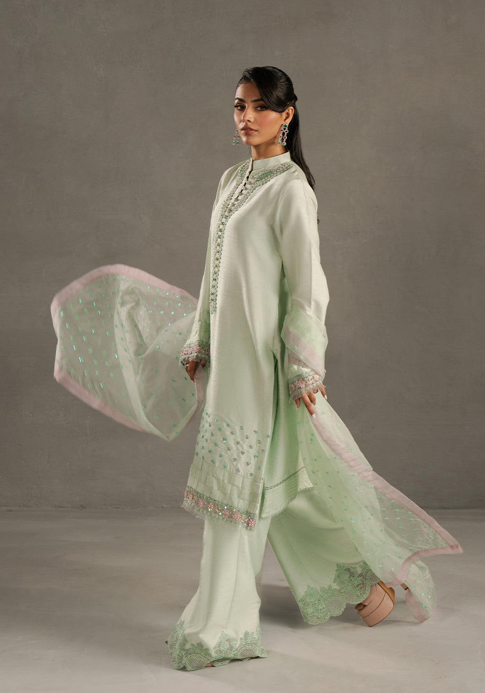 Zarqash | Silk Edit | ZQS 021 VANAYA - by - Libasekhas UK - Registered Vendor of : Zarqash - 100% Original Designer Dresss
