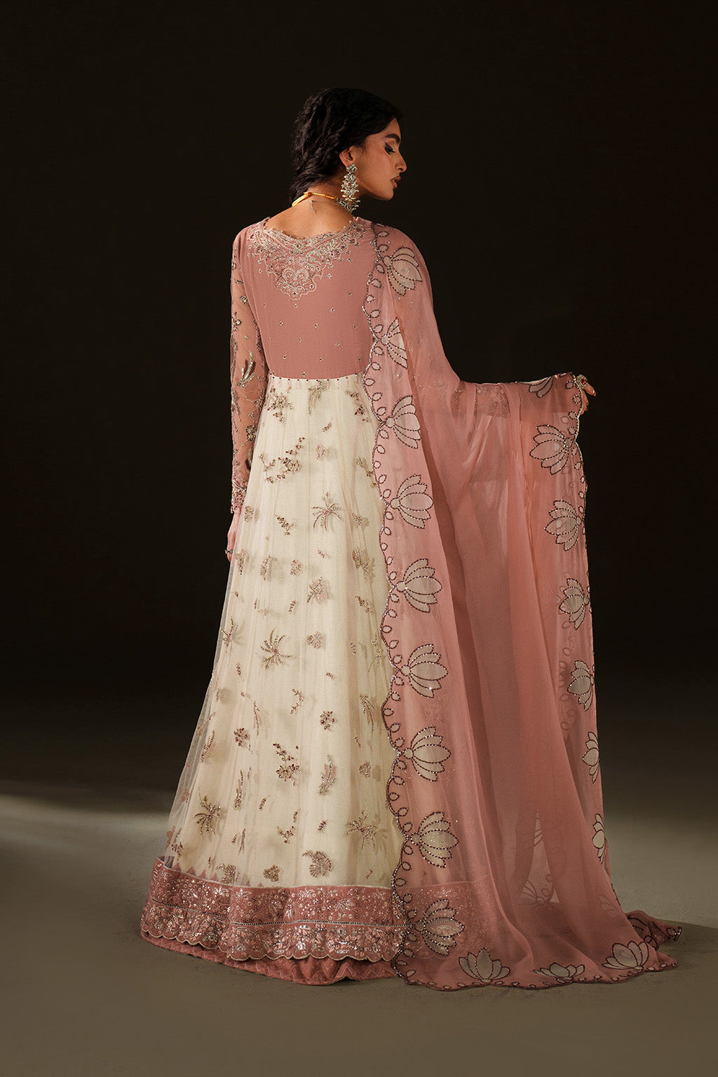 Iznik | Velvet 25 | IV-78 Embroidered Velvet - by Libasekhas UK - Registered Vendor of : Iznik - 100% Original Designer Dress