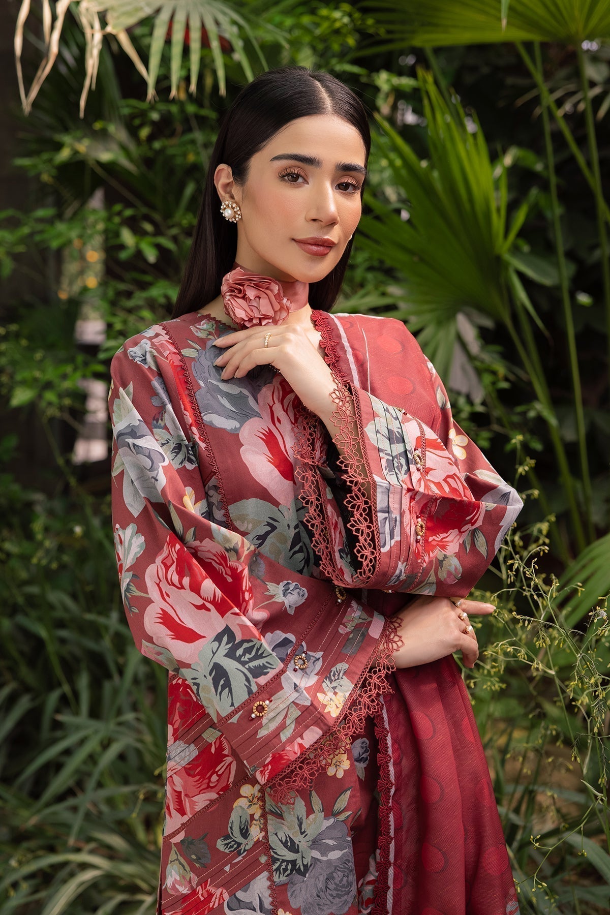 Alizeh | Sheen Lawn Prints 24 | PETUNIA - by - Libasekhas UK - Registered Vendor of : Alizeh - 100% Original Designer Dresss
