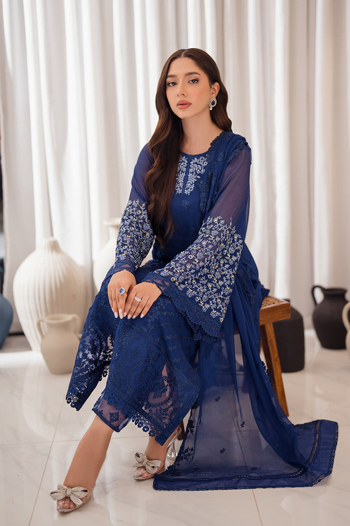 Azure | Ensembles Embroidered Formals | Azure Breeze - by - Libasekhas UK - Registered Vendor of : Azure - 100% Original Designer Dresss