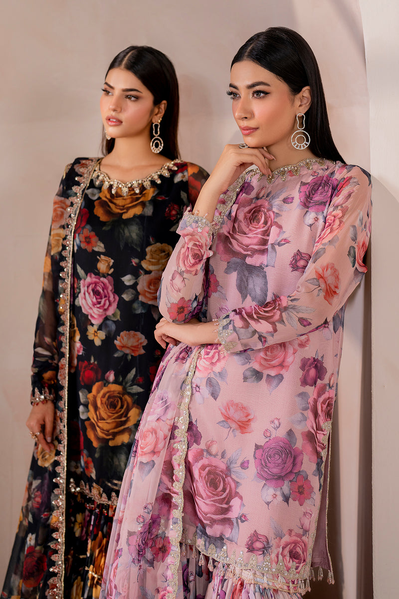 Baroque | Formal Collection | CHIFFON UF-707 - by - Libasekhas UK - Registered Vendor of : Baroque - 100% Original Designer Dresss