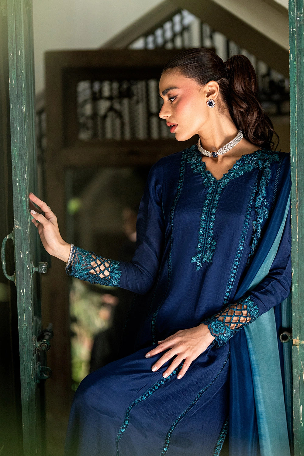 Azure | Vogue Formals | Galactic Glam - by Libasekhas UK - Registered Vendor of : Azure - 100% Original Designer Dress