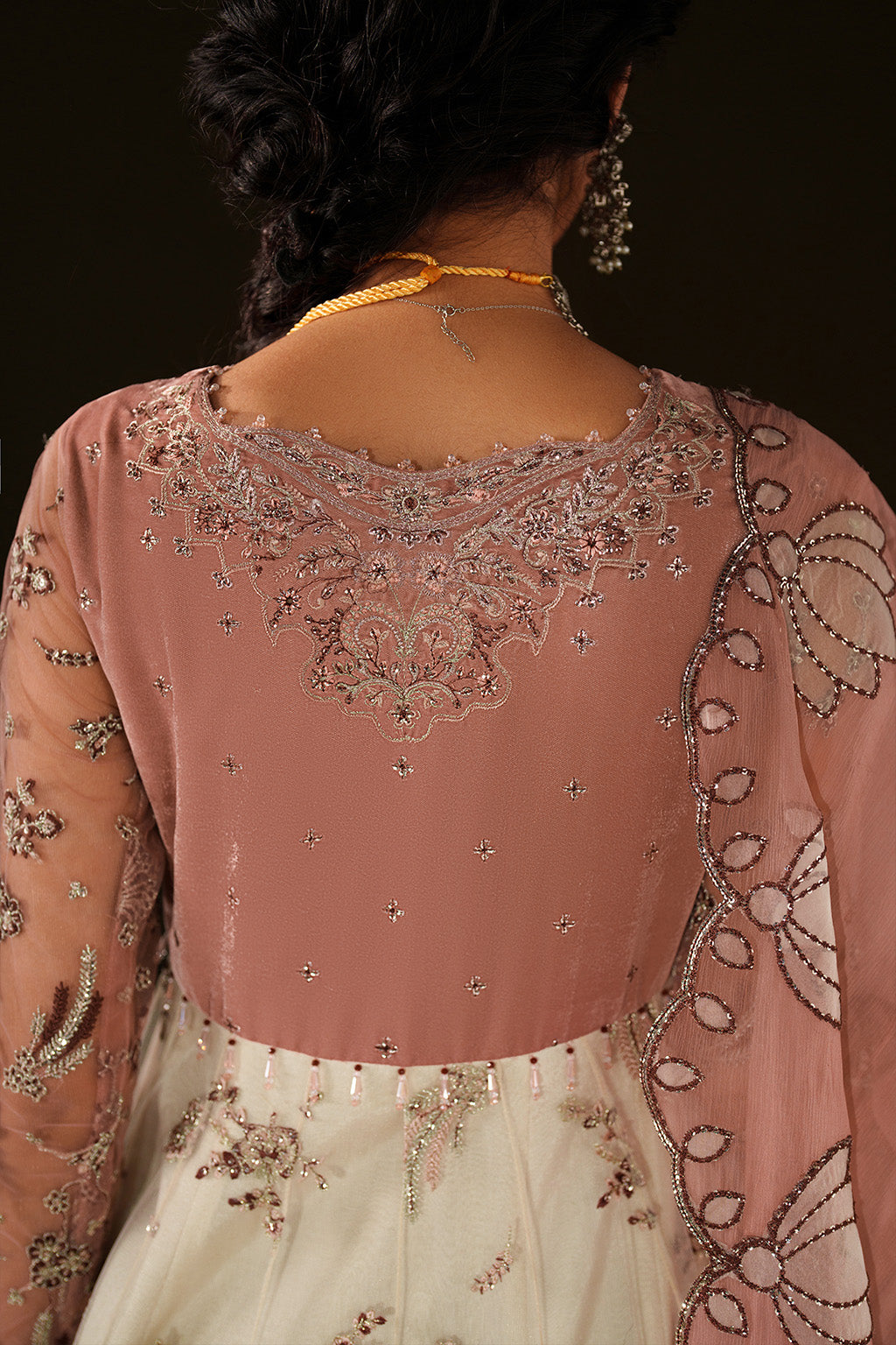 Iznik | Velvet 25 | IV-78 Embroidered Velvet - by Libasekhas UK - Registered Vendor of : Iznik - 100% Original Designer Dress