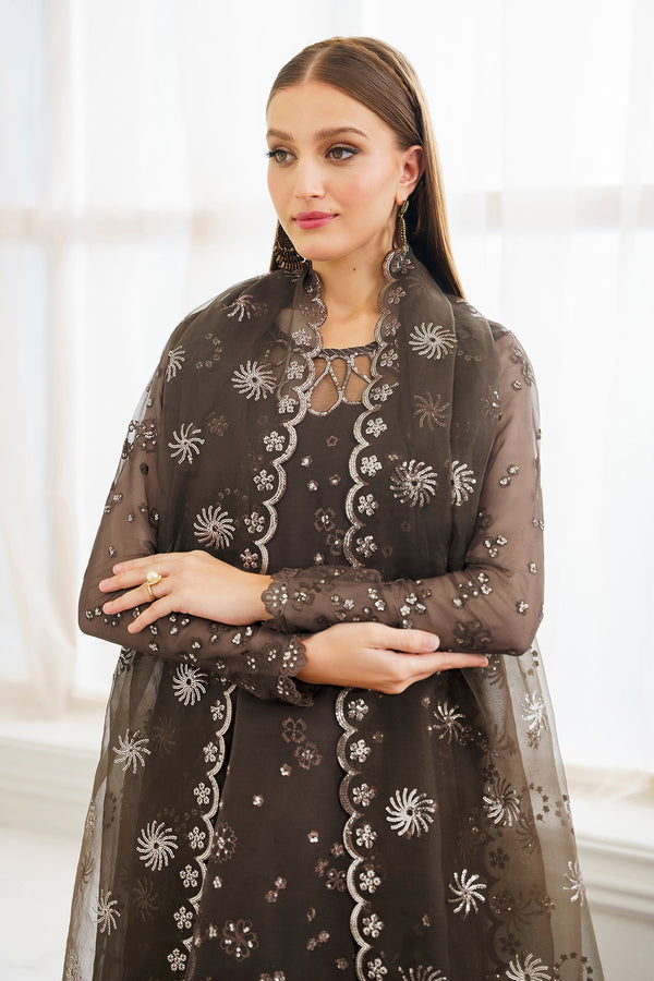 Baroque | Luxury Pret 24 | CHIFFON UF-524 - by - Libasekhas UK - Registered Vendor of : Baroque - 100% Original Designer Dresss