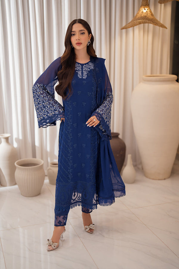 Azure | Ensembles Embroidered Formals | Azure Breeze - by - Libasekhas UK - Registered Vendor of : Azure - 100% Original Designer Dresss