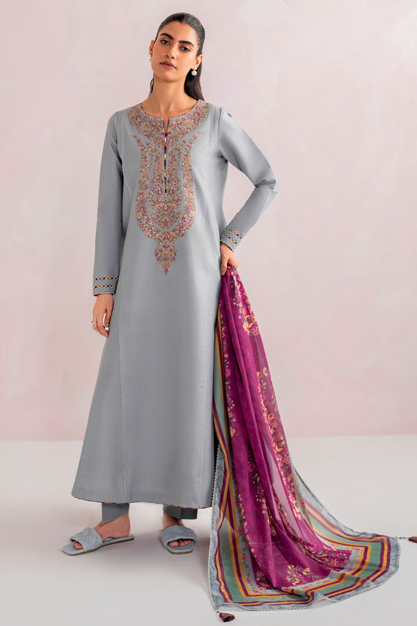 Jazmin | Embroidered Lawn | USE - 9090 - by Libasekhas UK - Registered Vendor of : Jazmin - 100% Original Designer Dress