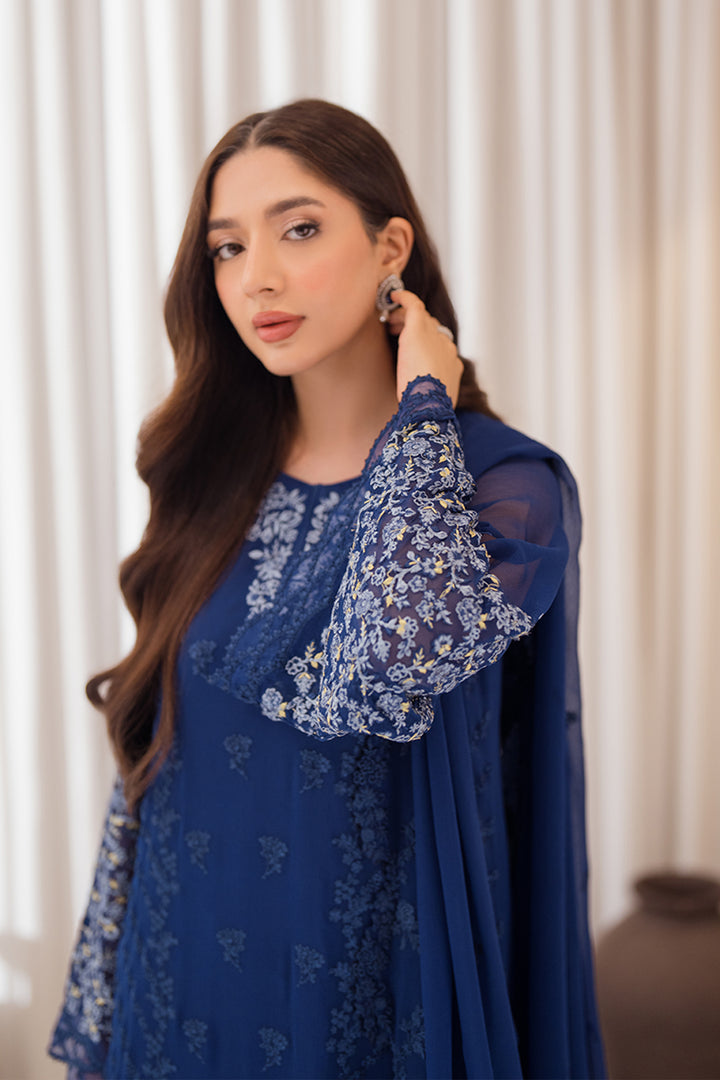 Azure | Ensembles Embroidered Formals | Azure Breeze - by - Libasekhas UK - Registered Vendor of : Azure - 100% Original Designer Dresss