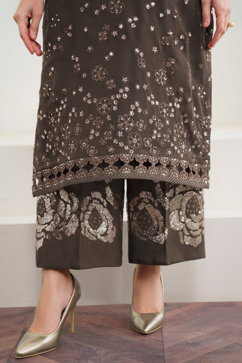 Baroque | Luxury Pret 24 | CHIFFON UF-524 - by - Libasekhas UK - Registered Vendor of : Baroque - 100% Original Designer Dresss