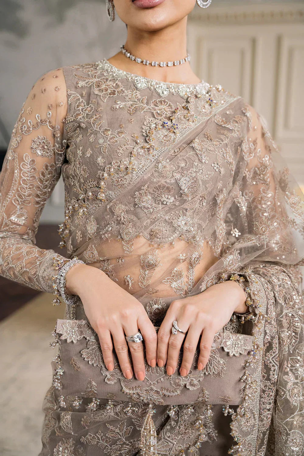 Baroque | Chantelle Embroidered Collection | CH12-06 - by - Libasekhas UK - Registered Vendor of : Baroque - 100% Original Designer Dresss