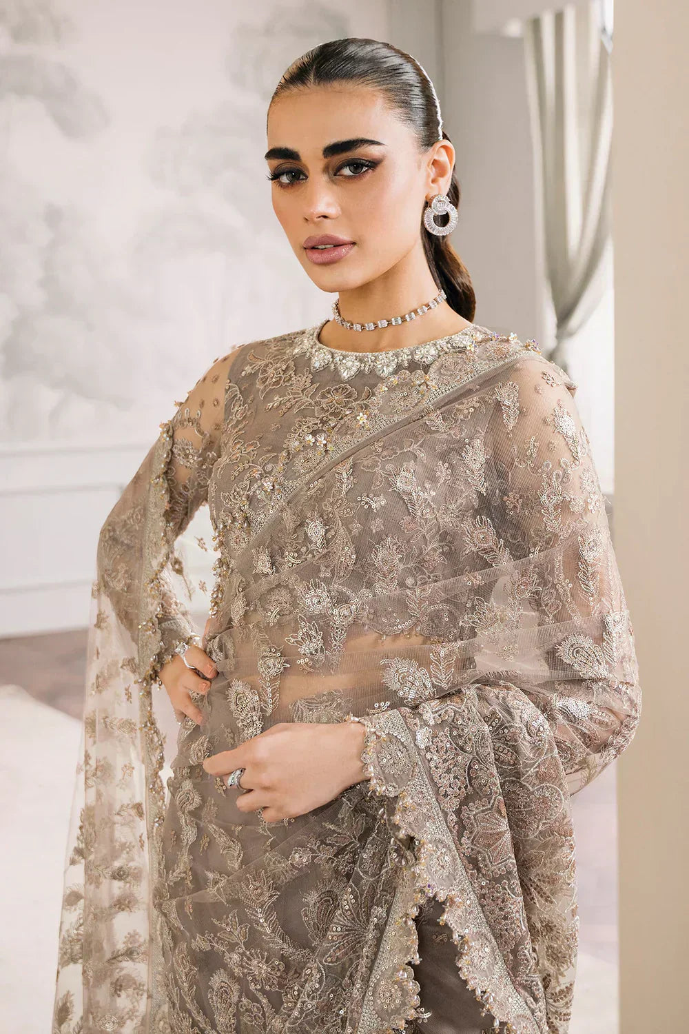 Baroque | Chantelle Embroidered Collection | CH12-06 - by - Libasekhas UK - Registered Vendor of : Baroque - 100% Original Designer Dresss
