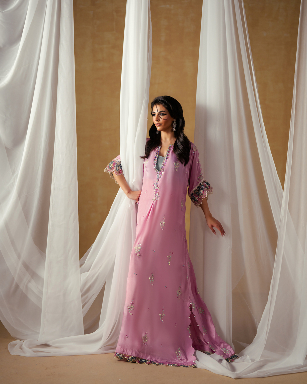 Vasal | Zyra Luxe Pret 26 | Blush Aura - by Libasekhas UK - Registered Vendor of : Vasal - 100% Original Designer Dress