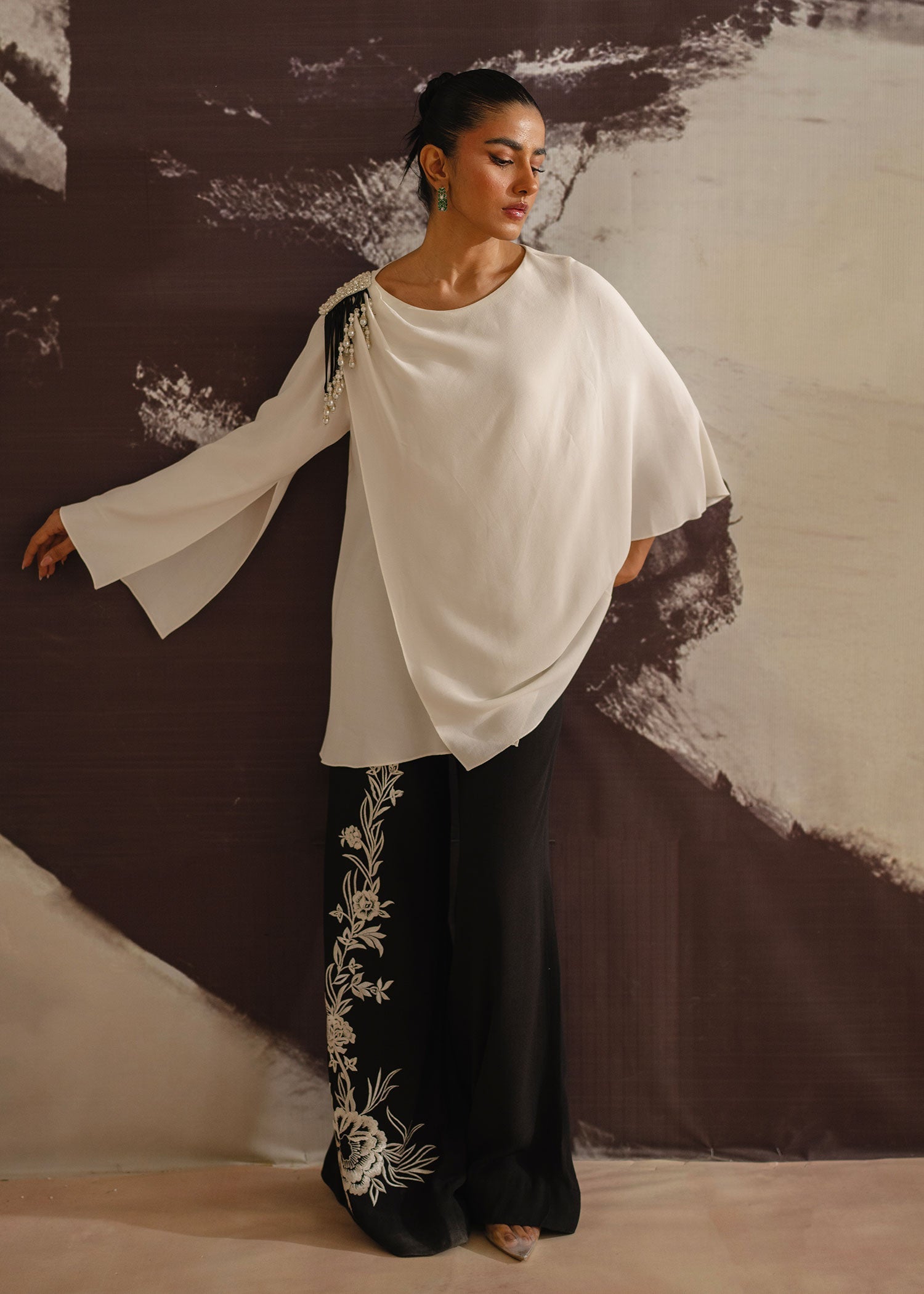 Mahgul | Eye of Cemal | Ivory Indulgence - by - Libasekhas UK - Registered Vendor of : Mahgul - 100% Original Designer Dresss