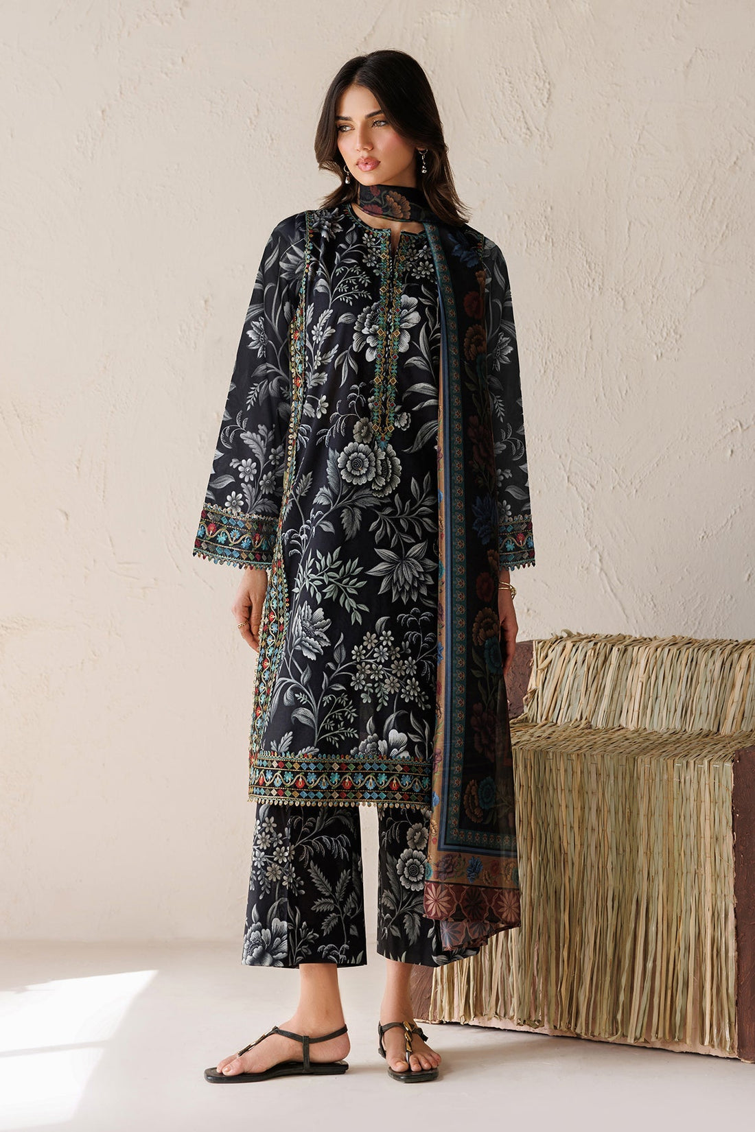 Baroque | Luxury Summer Pret | UF-4516 - by Libasekhas UK - Registered Vendor of : Baroque - 100% Original Designer Dress