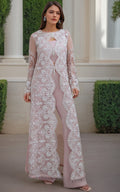 Threads and Motifs | Formal Dresses 25 | NET EMBROIDERED JACKET - by Libasekhas UK - Registered Vendor of : Threads and Motifs - 100% Original Designer Dress
