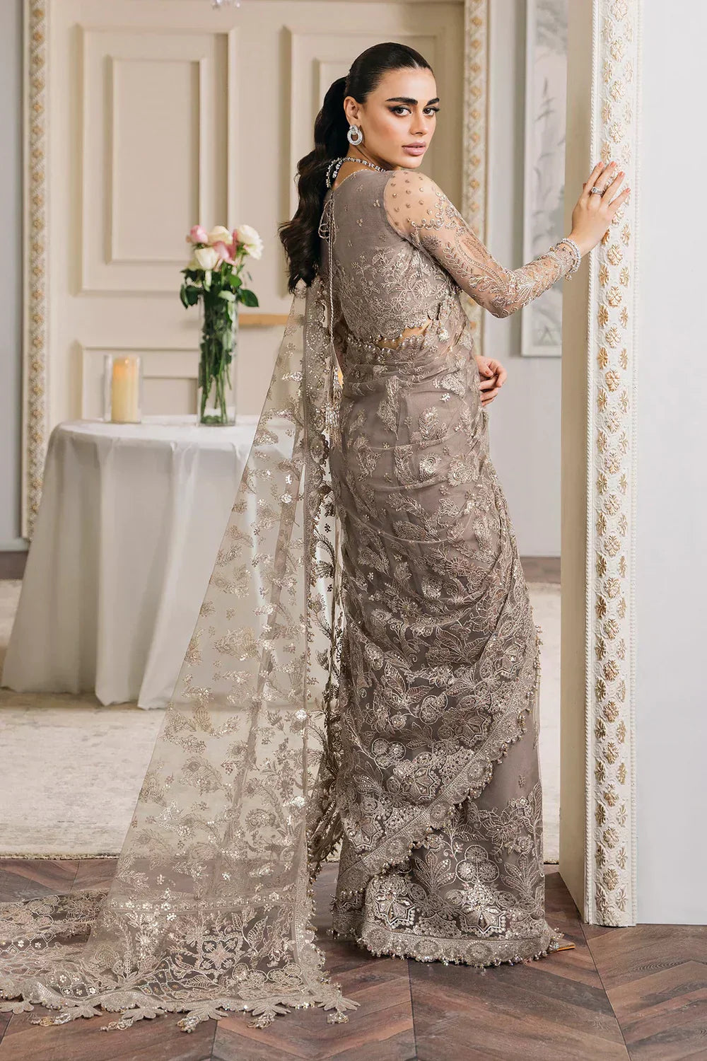 Baroque | Chantelle Embroidered Collection | CH12-06 - by - Libasekhas UK - Registered Vendor of : Baroque - 100% Original Designer Dresss