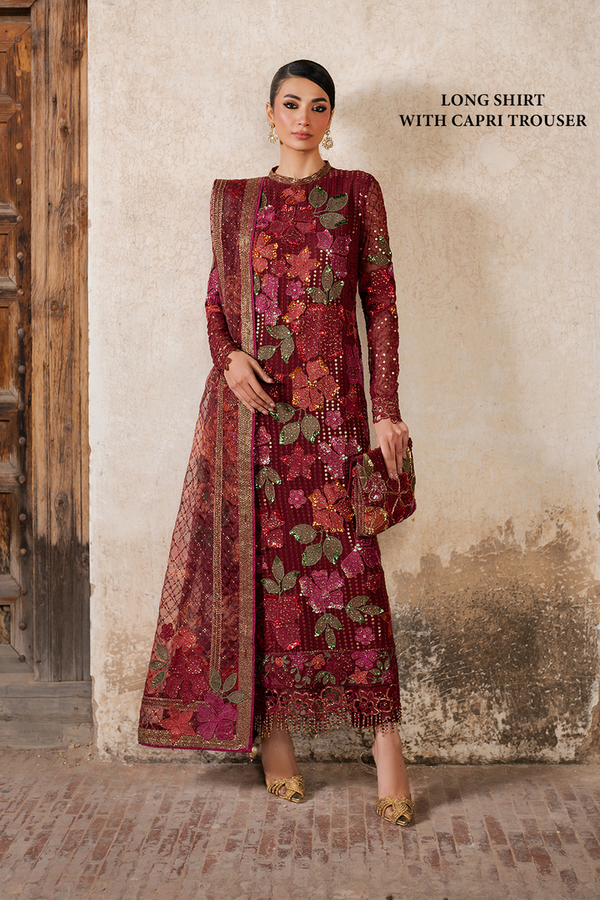 Iznik | Luxury Chiffon | ILC-05 - by - Libasekhas UK - Registered Vendor of : Iznik - 100% Original Designer Dresss