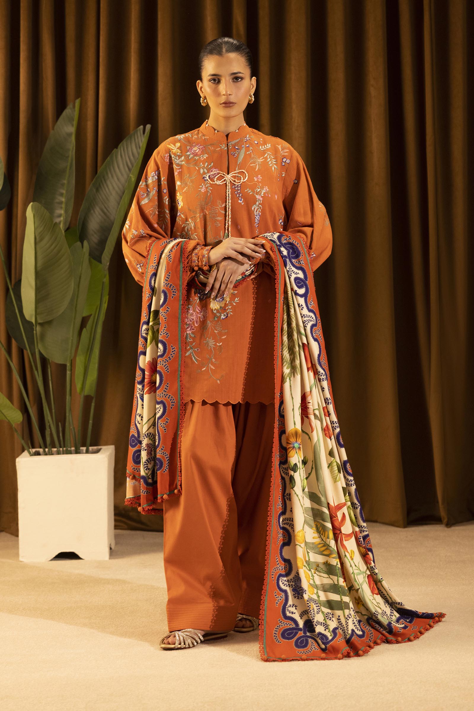 Sana Safinaz | Muzlin Winter 25 | M253-009B - by Libasekhas UK - Registered Vendor of : Sana Safinaz - 100% Original Designer Dress