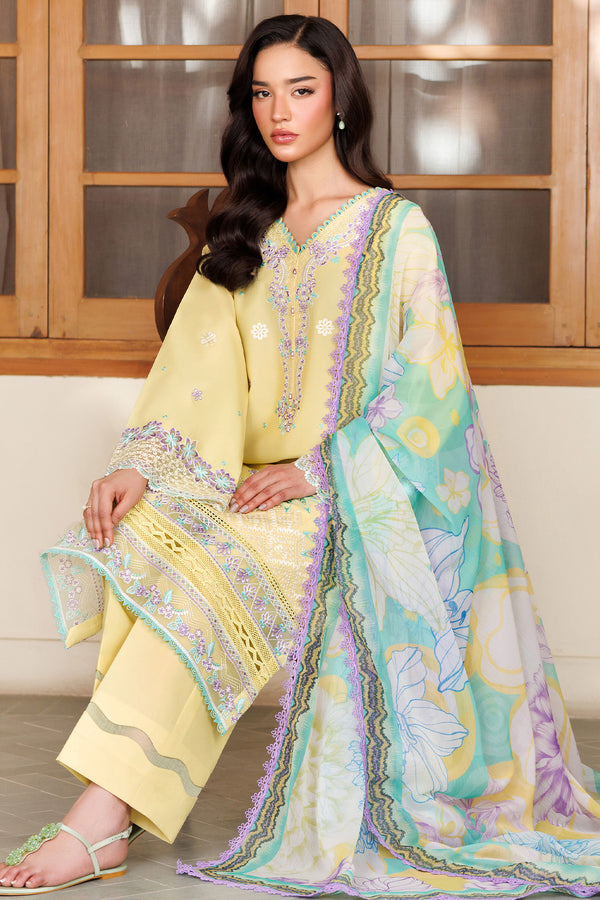 Farasha | Summer Weaves Embroidered Lawn | Daisy Dreams - by - Libasekhas UK - Registered Vendor of : Farasha - 100% Original Designer Dresss