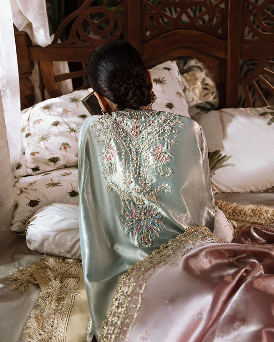 Mushq | Sunehri Lama Silk | Amaya - by Libasekhas UK - Registered Vendor of : Mushq - 100% Original Designer Dress