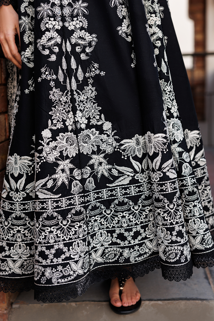 Emaan Adeel | Mirabelle Festive Luxury Lawn | MIDNIGHT BLISS - by Libasekhas UK - Registered Vendor of : Emaan Adeel - 100% Original Designer Dress