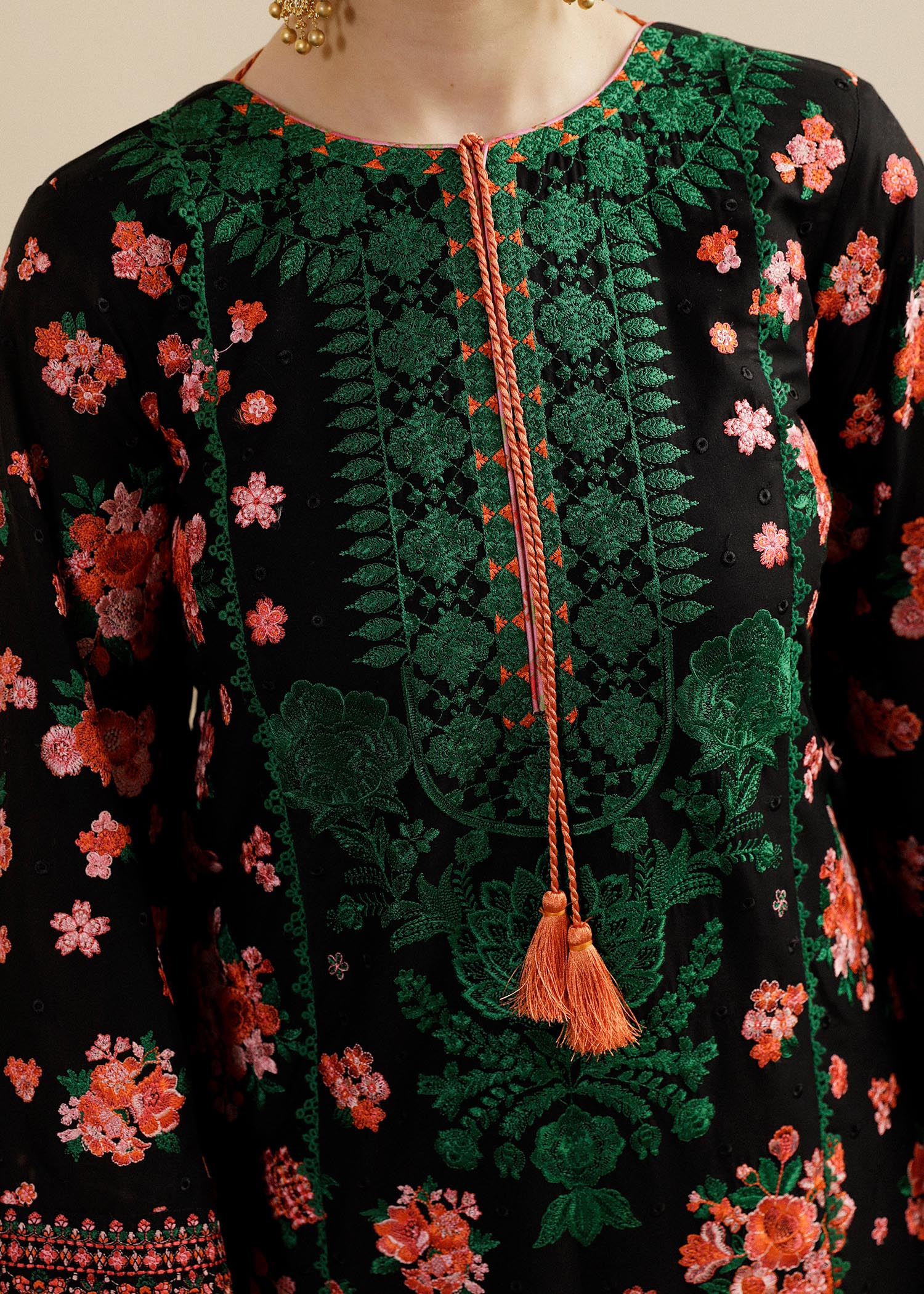 Hussain Rehar | Lawn SS 2023 | Noir - by - Libasekhas UK - Registered Vendor of : Hussain Rehar - 100% Original Designer Dresss