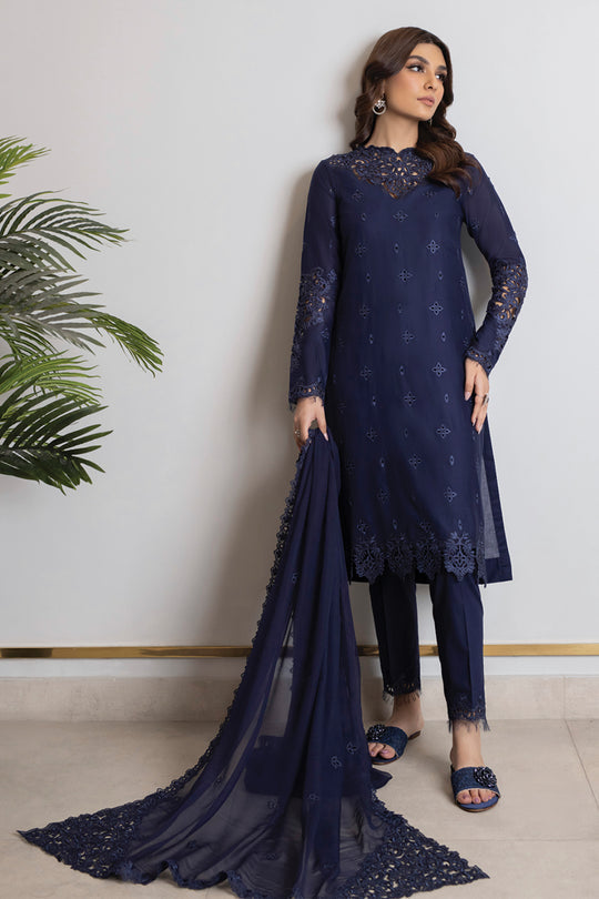Iznik | Lawnkari 24 | UE-146 NEATSCAPE - by - Libasekhas UK - Registered Vendor of : Iznik - 100% Original Designer Dresss