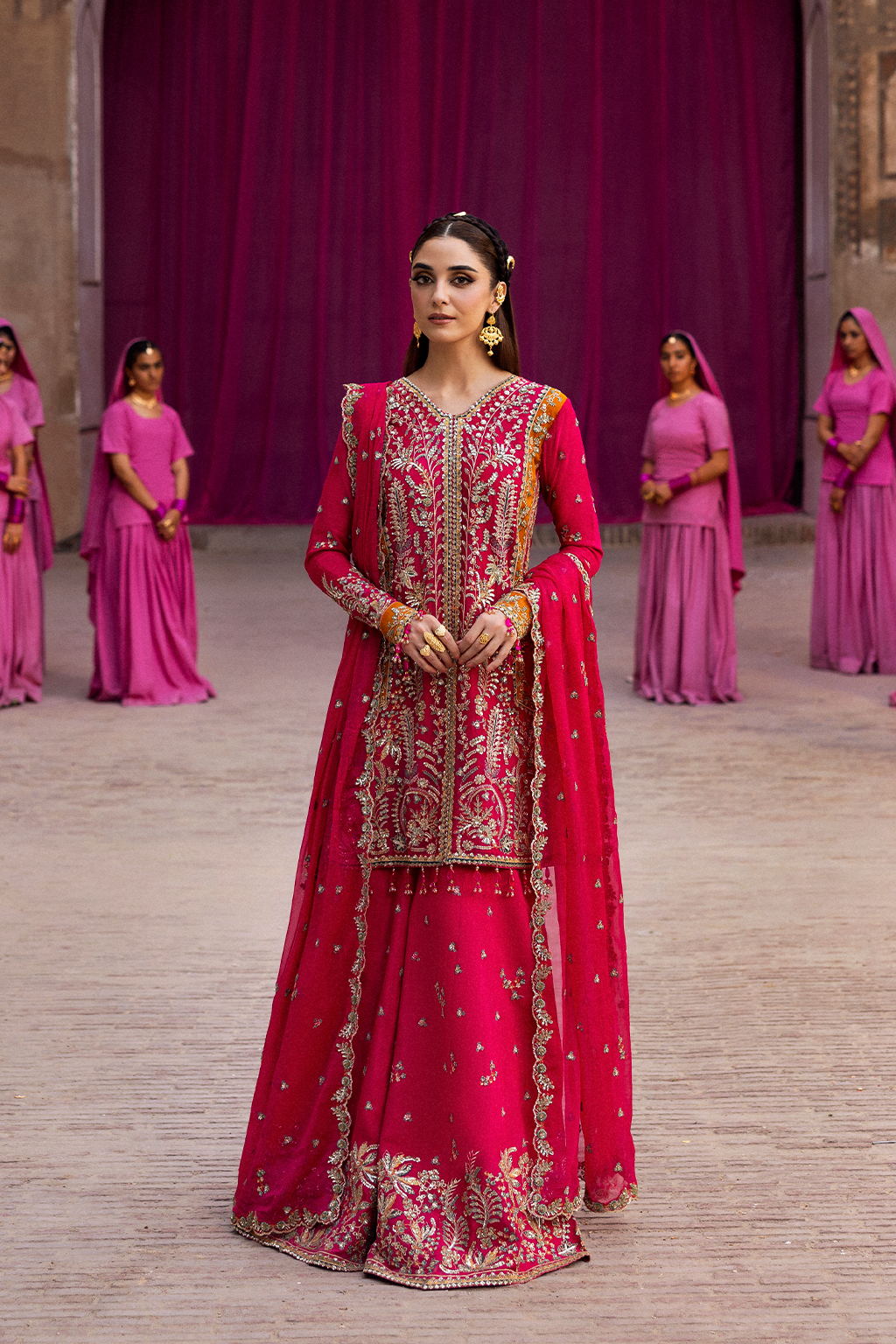 Emaan Adeel I The Empress Wedding Formals I IMAELISSA - by Libasekhas UK - Registered Vendor of : Emaan Adeel - 100% Original Designer Dress