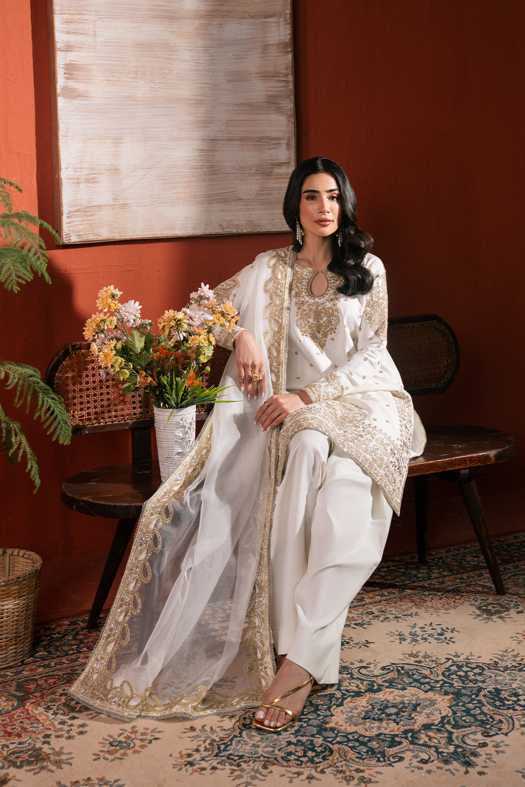 Neeshay | Raw Silk | RTW-RS-02 - by Libasekhas UK - Registered Vendor of : Neeshay - 100% Original Designer Dress