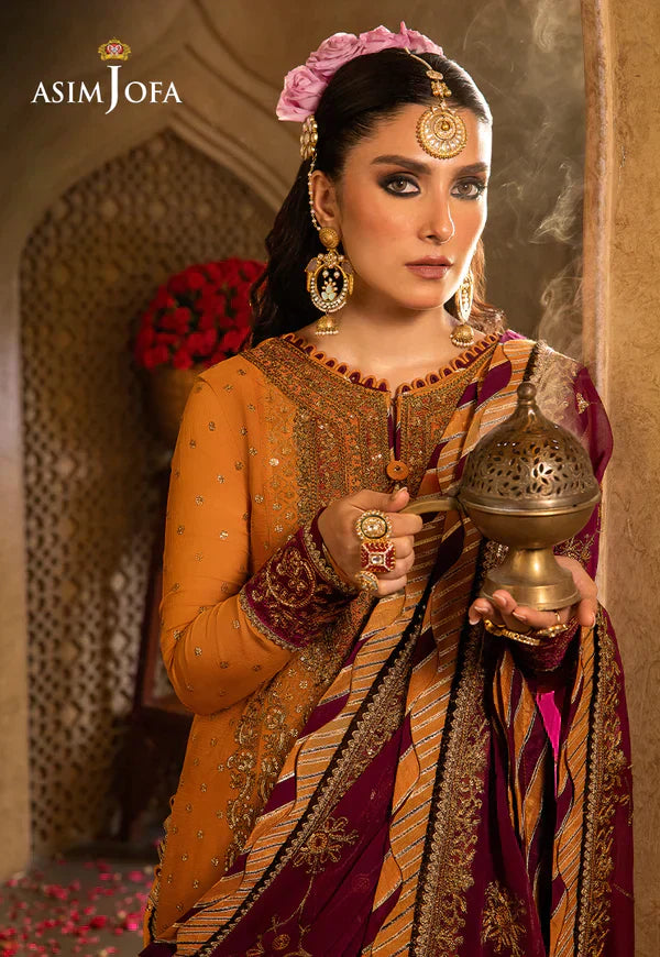 Asim Jofa | Velvet Festive 23 | AJVF-07 - by - Libasekhas UK - Registered Vendor of : Asim Jofa - 100% Original Designer Dresss