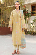 Farasha | Summer Weaves Embroidered Lawn | Sunlit Mellow - by - Libasekhas UK - Registered Vendor of : Farasha - 100% Original Designer Dresss