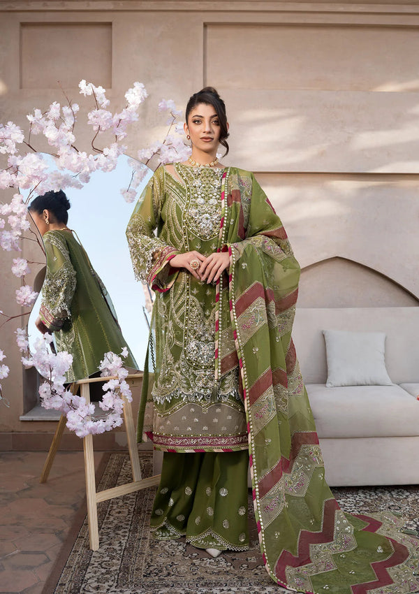 Elaf Premium | Formal Handwork Collection | EFH-08 PARWAANA - by - Libasekhas UK - Registered Vendor of : Elaf Premium - 100% Original Designer Dresss