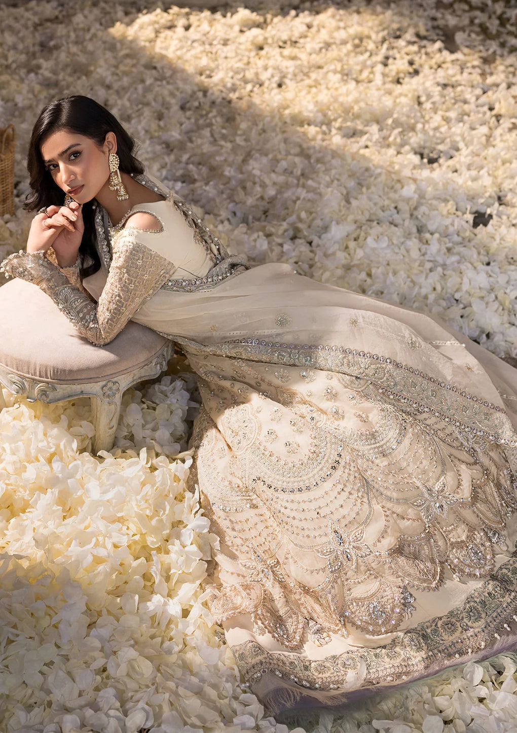 Elaf Premium | Formal Handwork Collection | EFH-06 GHAZAL - by - Libasekhas UK - Registered Vendor of : Elaf Premium - 100% Original Designer Dresss