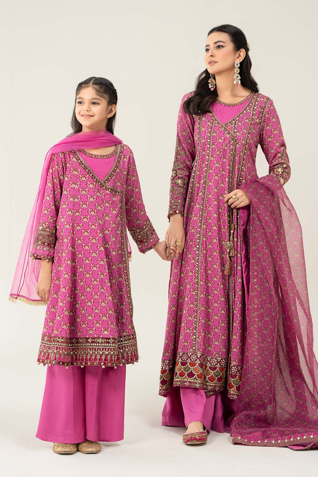 Maria B | 3 Piece Printed Linen Suit | MKD-W24-16 - by - Libasekhas UK - Registered Vendor of : Maria B - 100% Original Designer Dresss